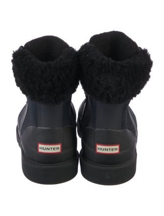 Hunter Suede Combat Boots