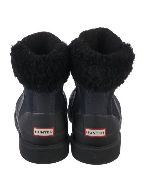 Hunter Suede Combat Boots