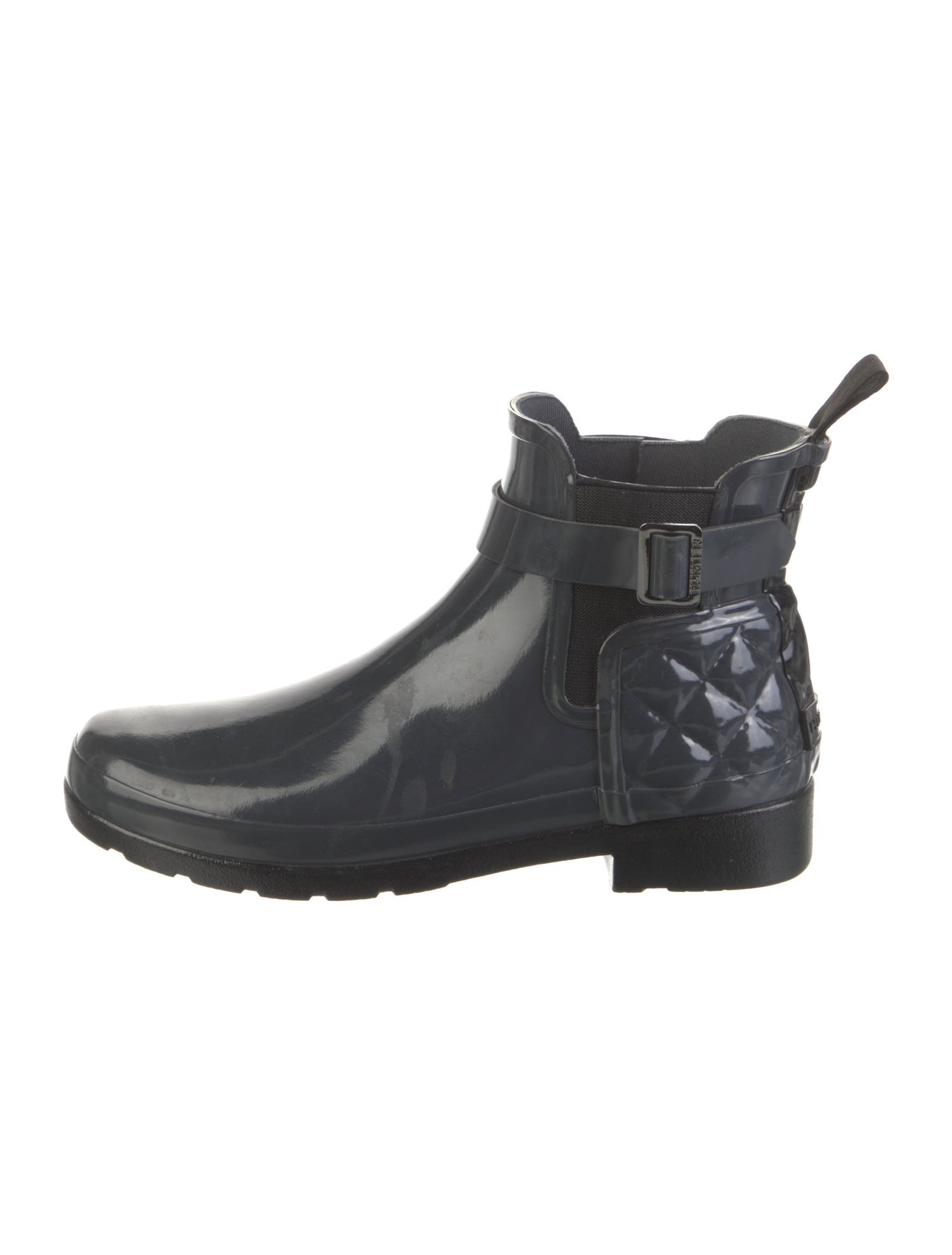 Hunter Quilted Pattern Rubber Rain Boots