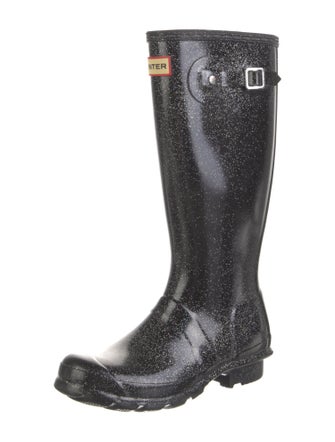 Hunter Rubber Polka Dot Print Boots