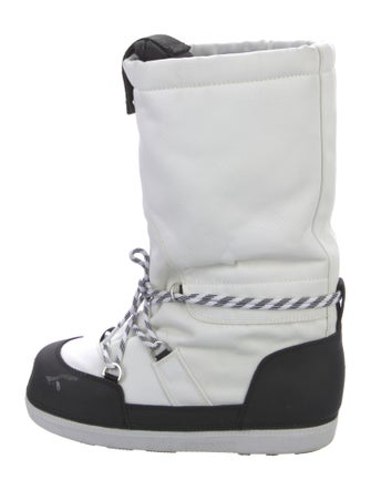 Hunter Nylon Printed Lace-Up Boots