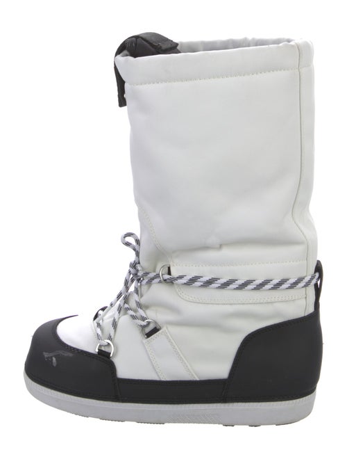 Hunter Nylon Printed Lace-Up Boots