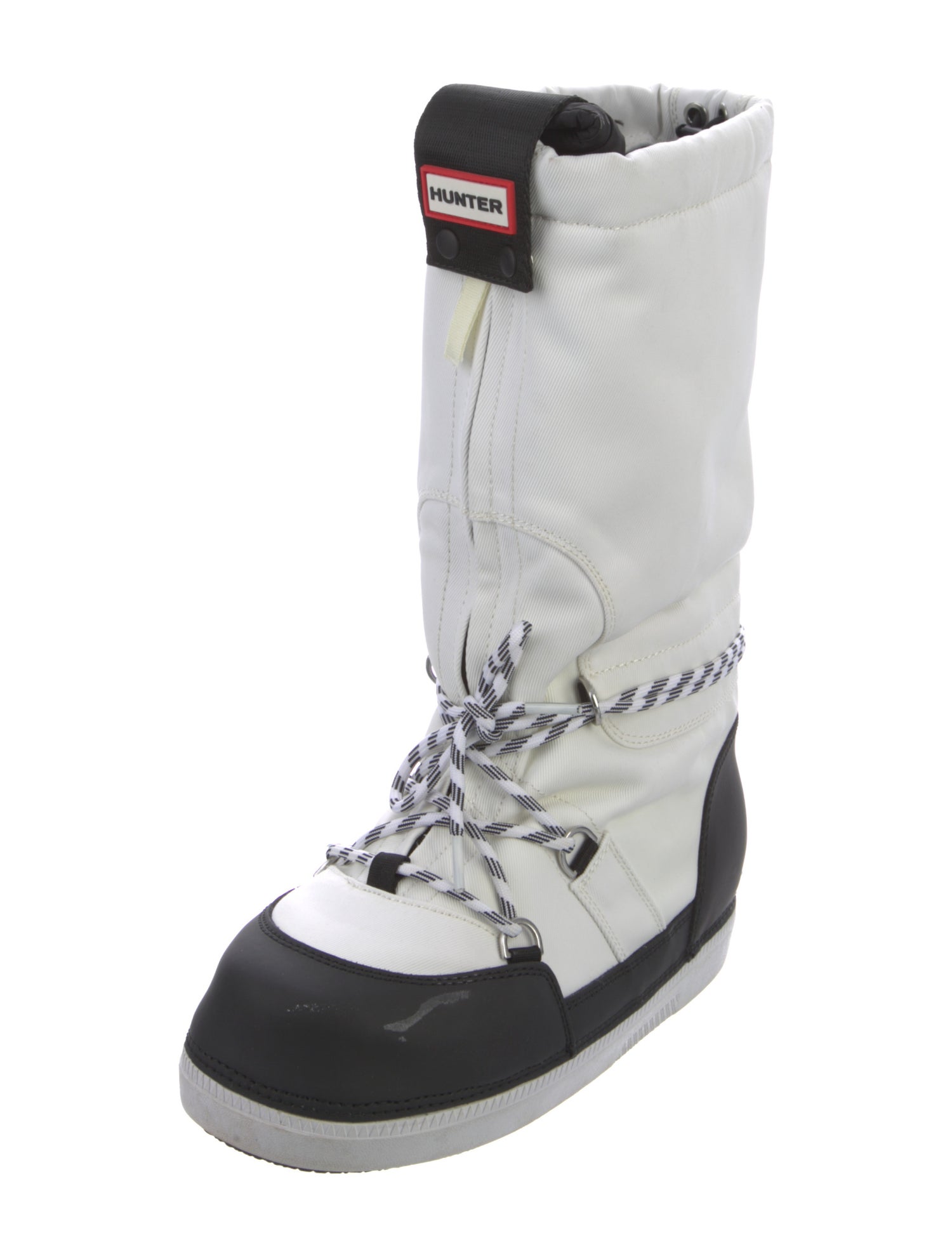 Hunter Nylon Printed Lace-Up Boots