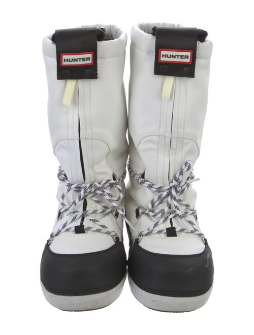 Hunter Nylon Printed Lace-Up Boots