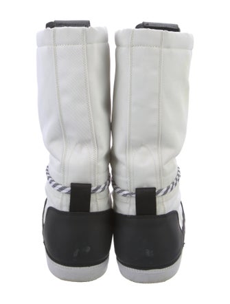 Hunter Nylon Printed Lace-Up Boots