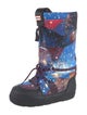 Hunter Printed Lace-Up Boots