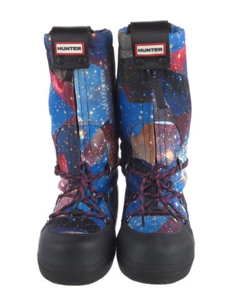 Hunter Printed Lace-Up Boots