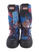 Hunter Printed Lace-Up Boots