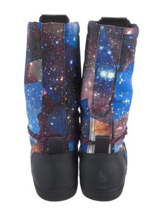 Hunter Printed Lace-Up Boots