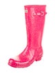 Hunter Rubber Polka Dot Print Rain Boots