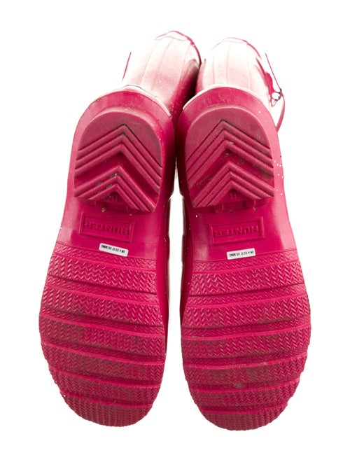 Hunter Rubber Polka Dot Print Rain Boots