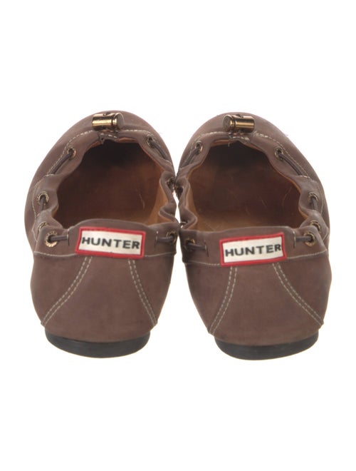 Hunter Leather Ballet Flats