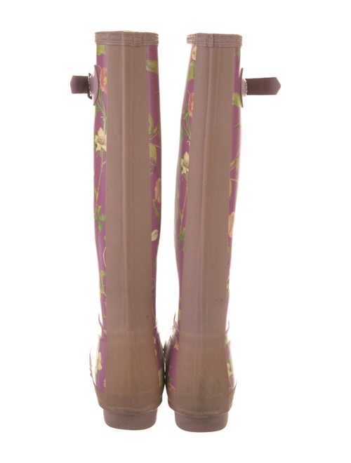 Hunter Rubber Floral Print Rain Boots