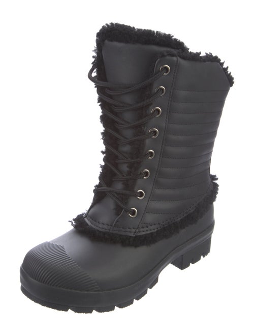 Hunter Rubber Embroidered Accent Rain Boots