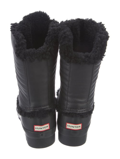 Hunter Rubber Embroidered Accent Rain Boots