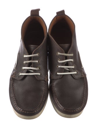 Hunter Leather Boat Shoes