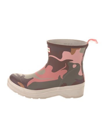 Hunter Boots Rubber Camouflage Print Rain US 7 |