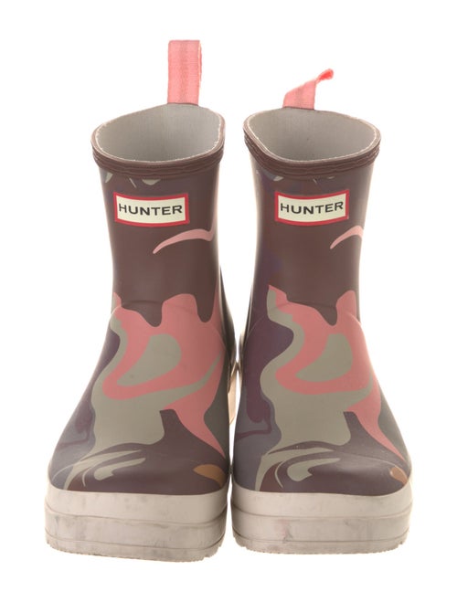 Hunter Rubber Camouflage Print Rain Boots
