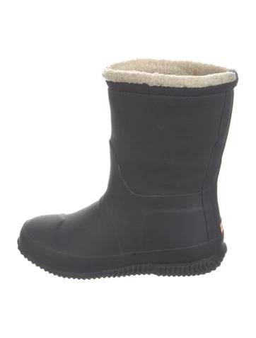Hunter Boots Rubber Fur Trim Rain 3.5