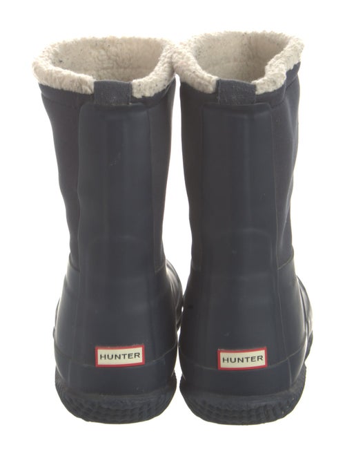 Hunter Rubber Fur Trim Rain Boots
