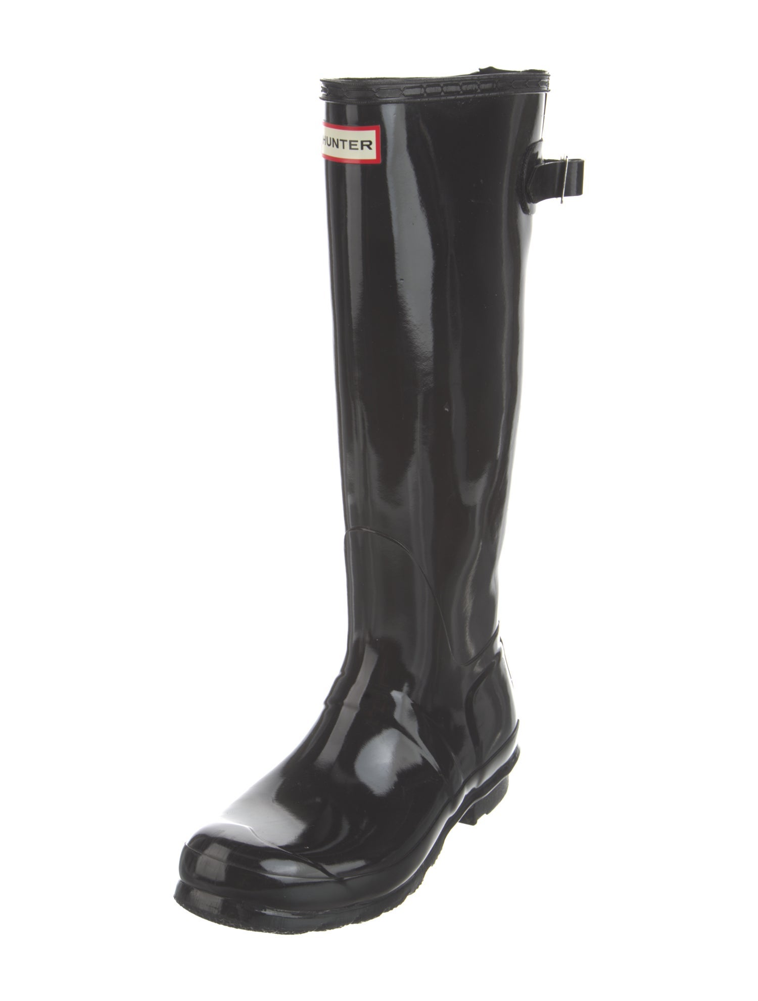 Hunter Rubber Embroidered Accent Rain Boots