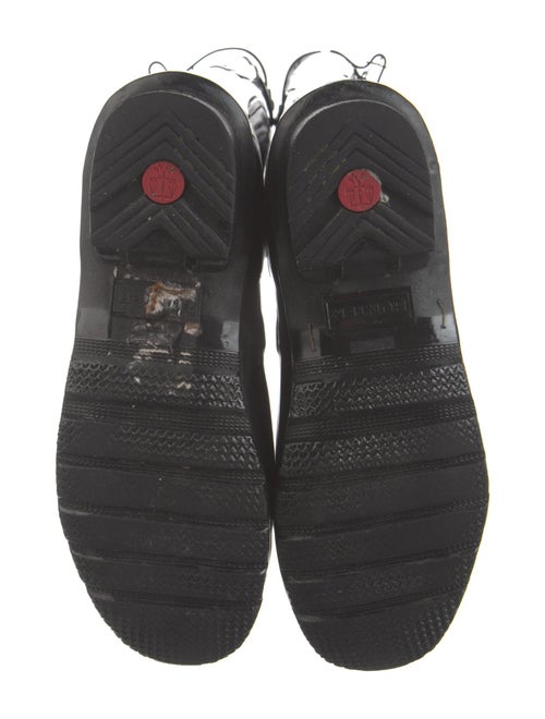 Hunter Rubber Embroidered Accent Rain Boots