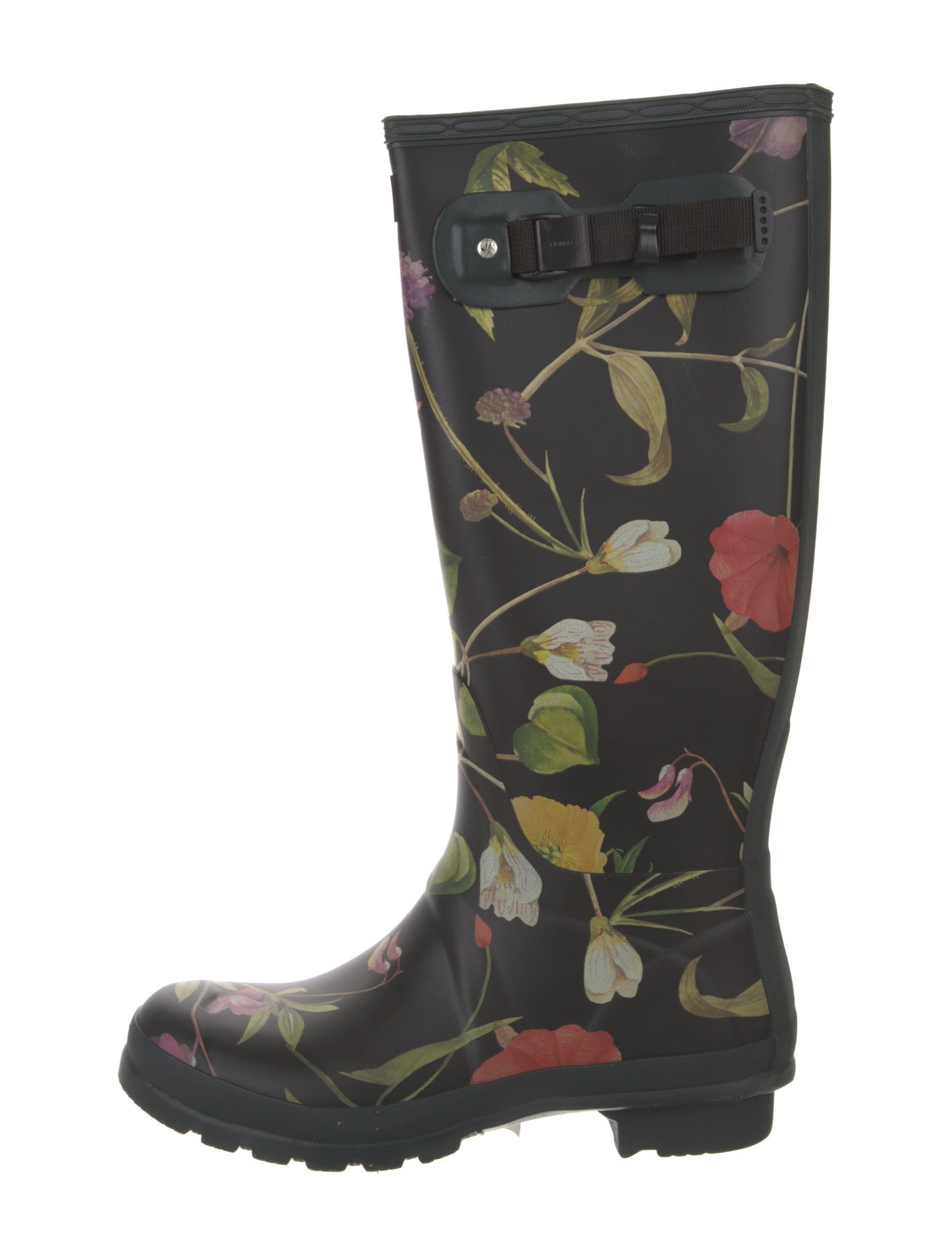 Hunter Rubber Floral Print Rain Boots