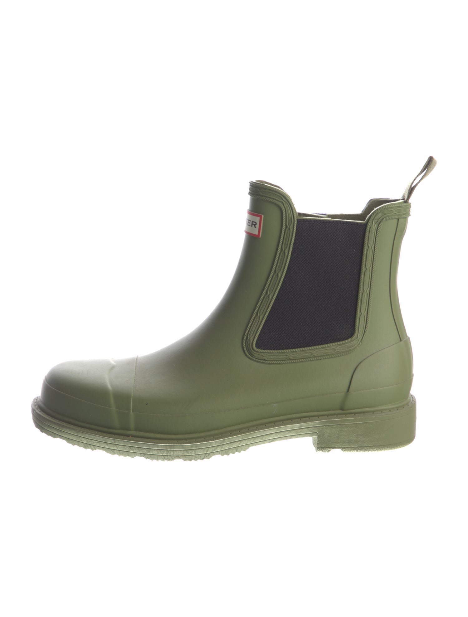 Hunter Rubber Colorblock Pattern Rain Boots
