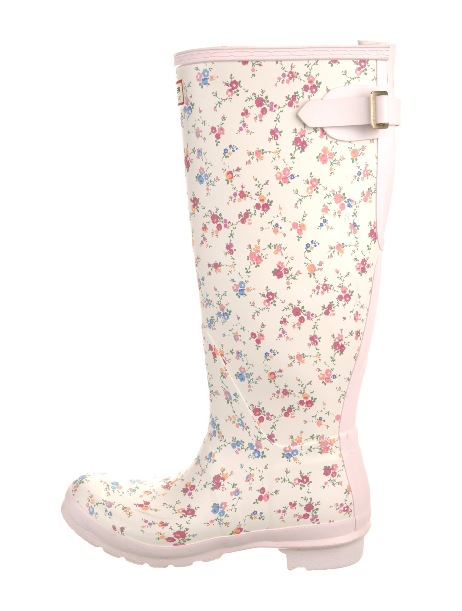 Hunter Rubber Floral Print Rain Boots