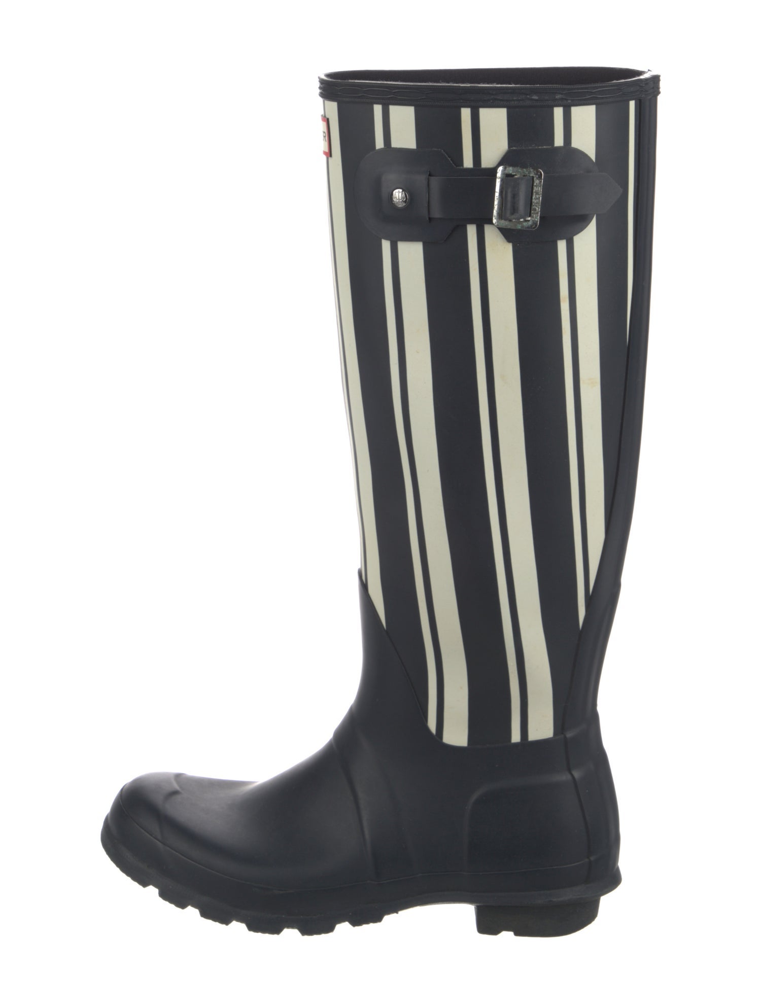 Hunter Rubber Striped Rain Boots