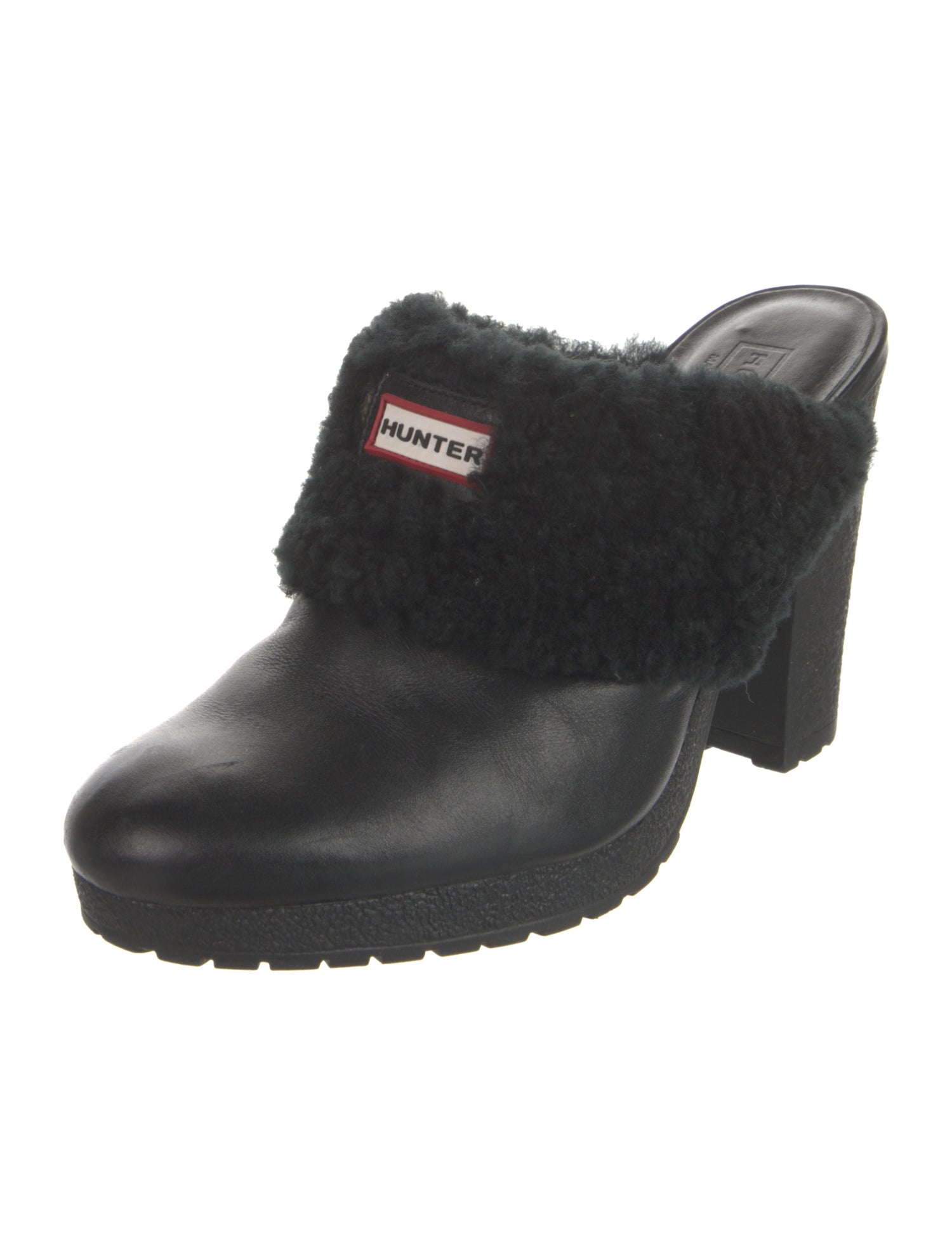 Hunter Leather Mules