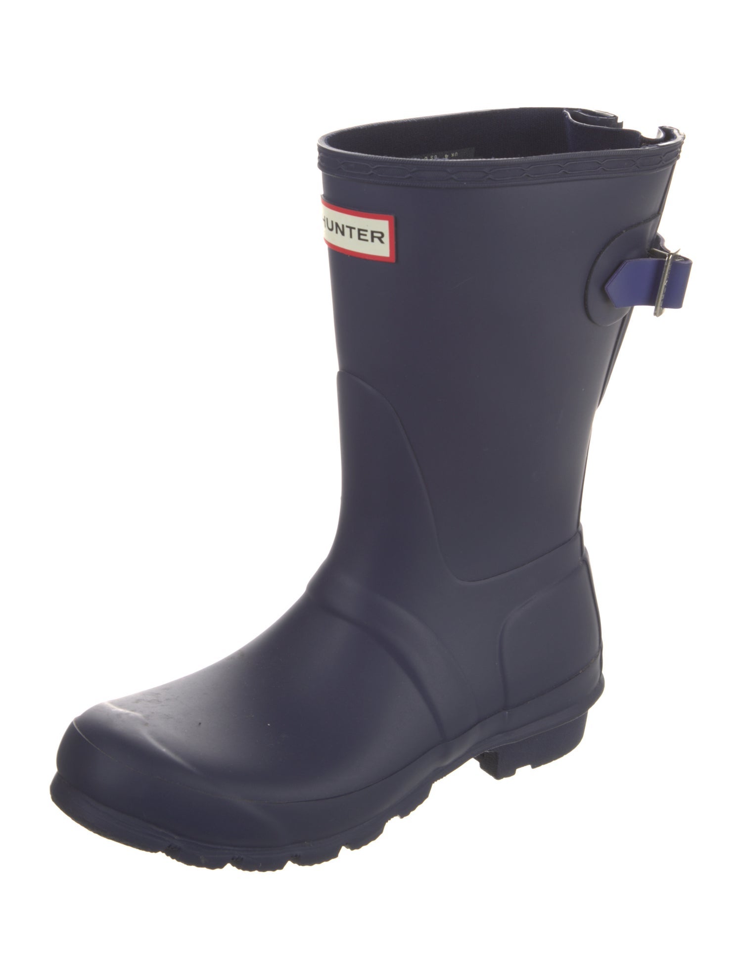 Hunter Rubber Colorblock Pattern Rain Boots