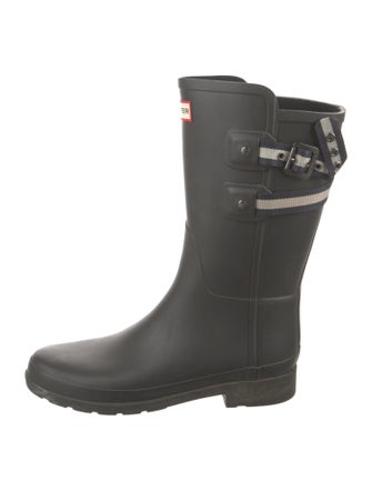 Hunter Rubber Striped Rain Boots