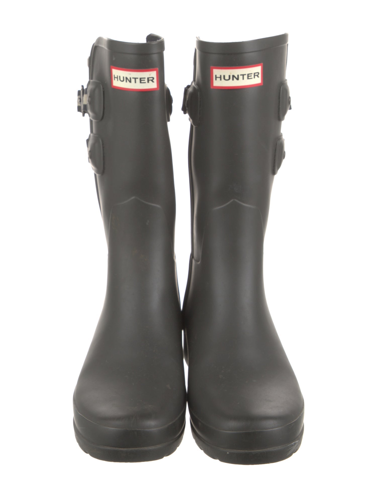 Hunter Rubber Striped Rain Boots