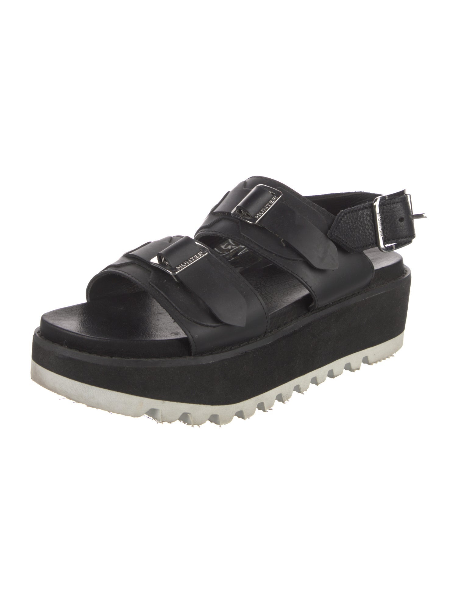 Hunter Leather Slingback Sandals