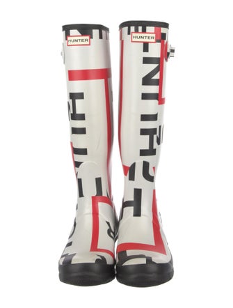 Hunter Rubber Printed Rain Boots