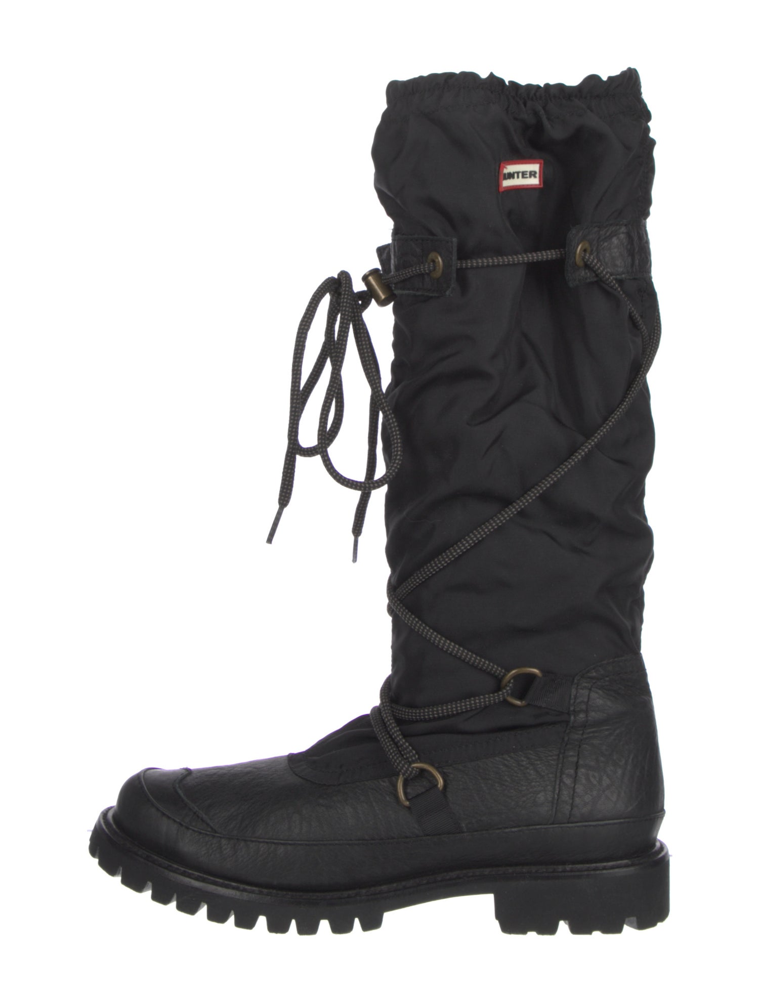 Hunter Leather Combat Boots