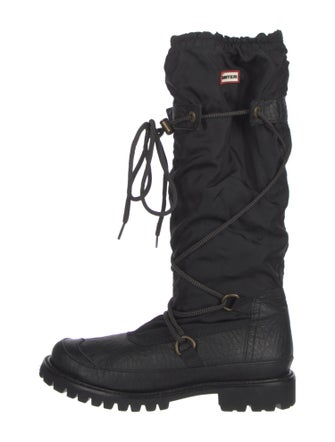 Hunter Leather Combat Boots