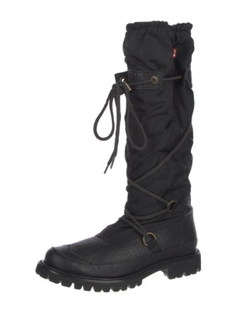 Hunter Leather Combat Boots