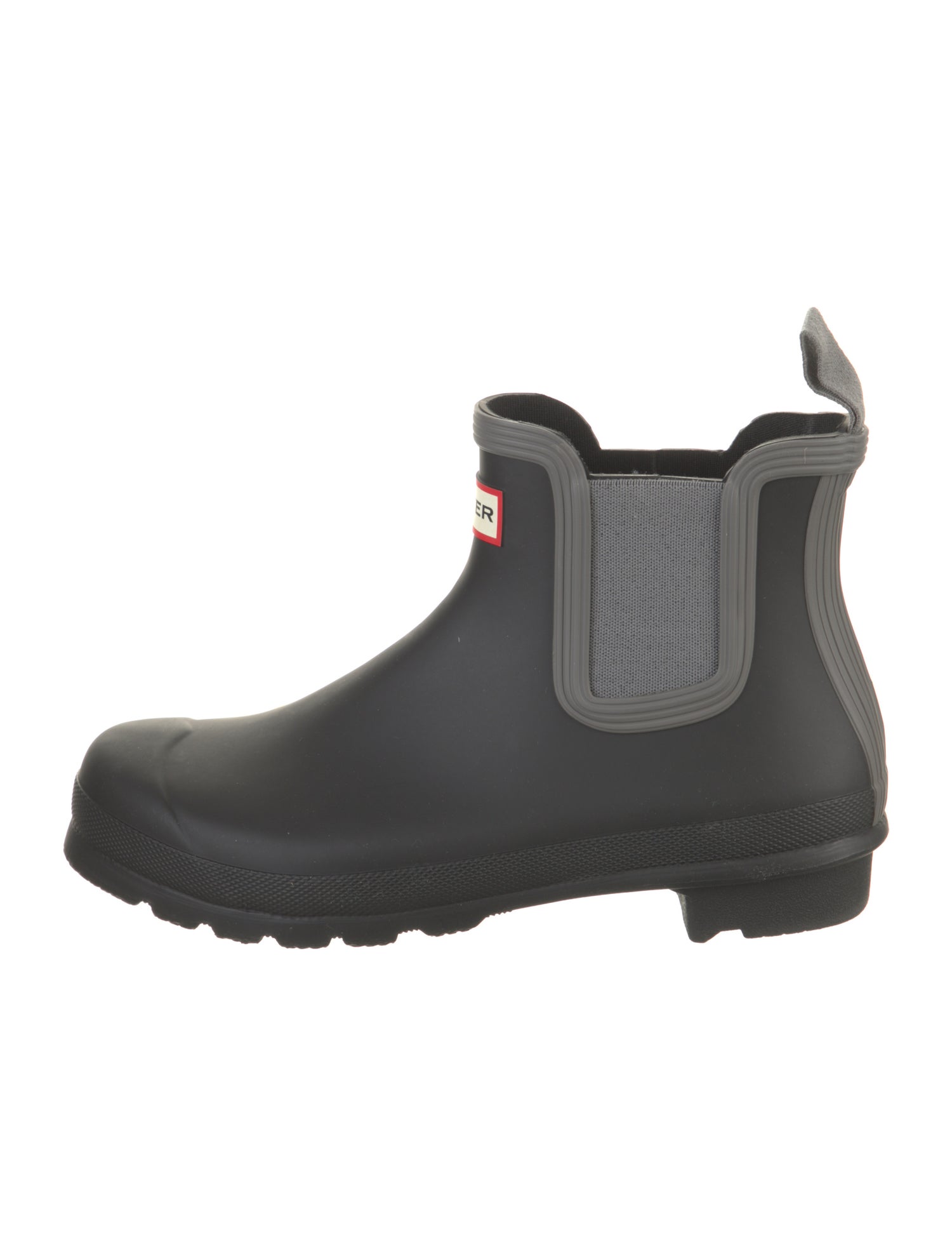 Hunter Rubber Colorblock Pattern Rain Boots