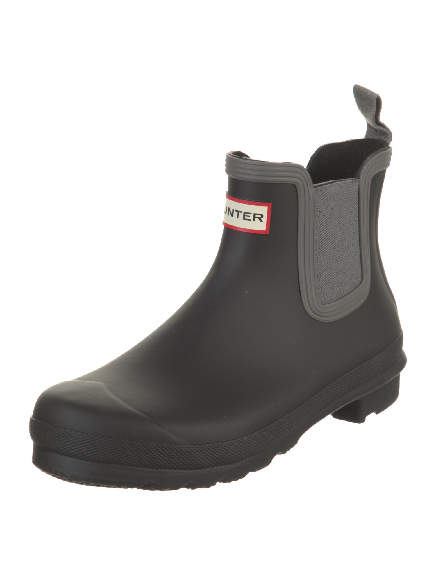 Hunter Rubber Colorblock Pattern Rain Boots