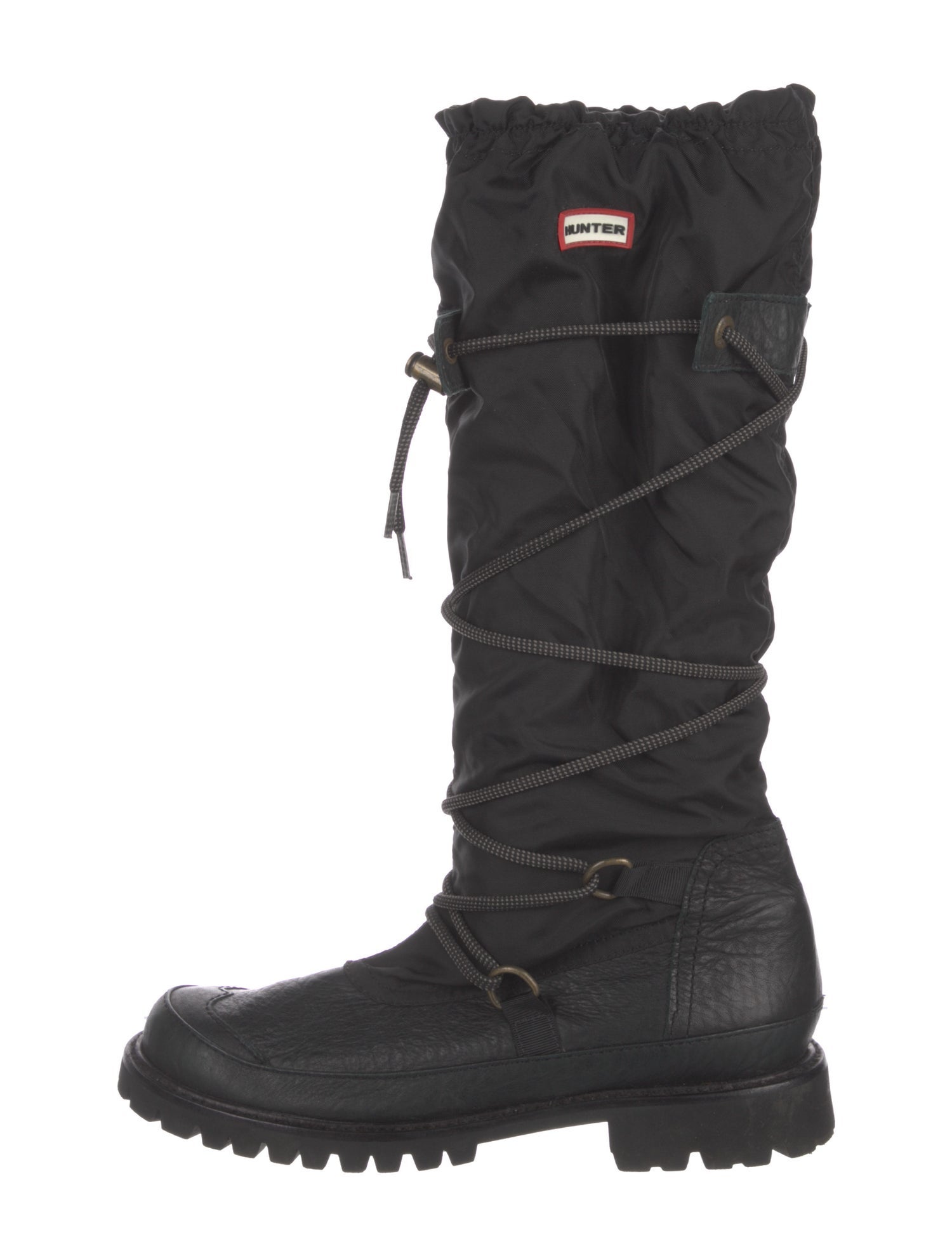 Hunter Leather Combat Boots