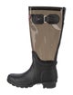 Hunter Rubber Colorblock Pattern Rain Boots