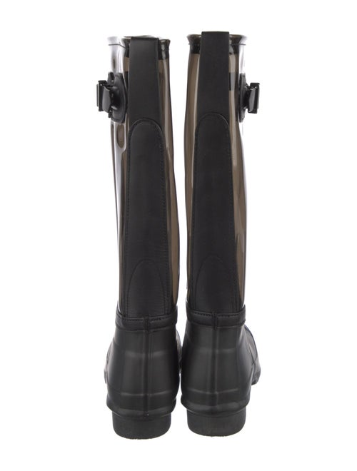 Hunter Rubber Colorblock Pattern Rain Boots