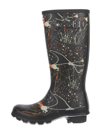 Hunter Rubber Printed Rain Boots