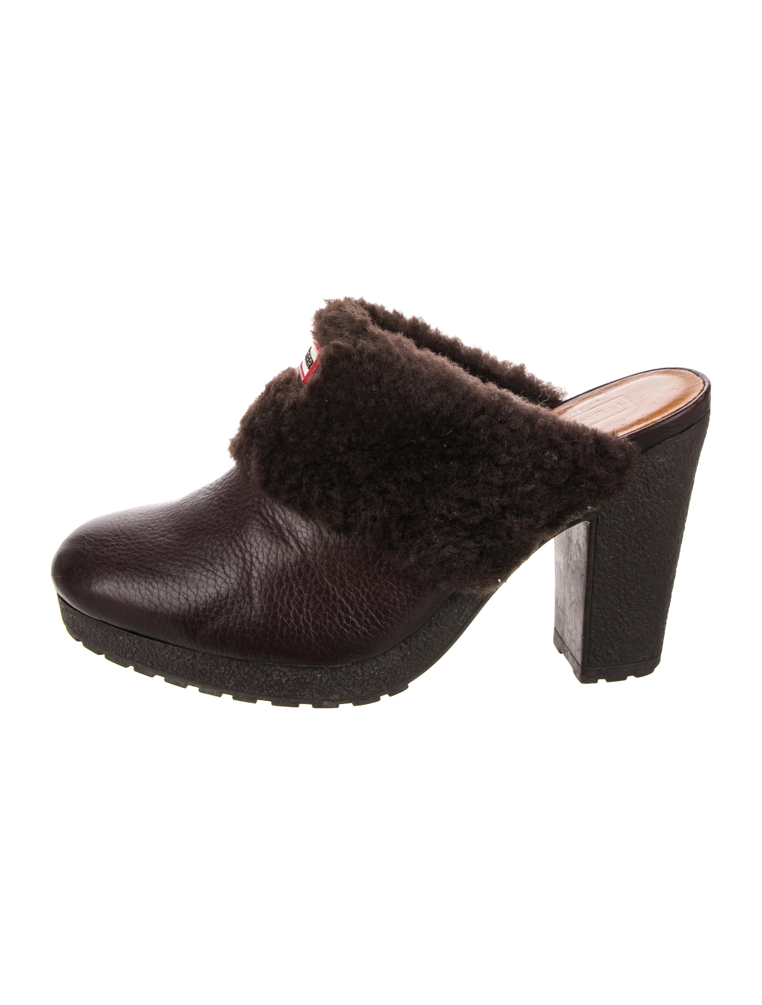 Hunter Leather Mules