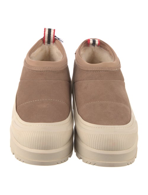 Hunter Suede Colorblock Pattern Boots