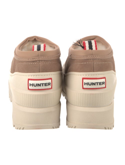 Hunter Suede Colorblock Pattern Boots