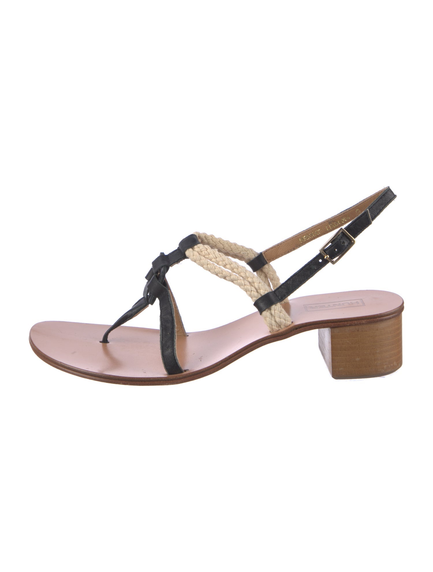 Hunter Leather Slingback Sandals
