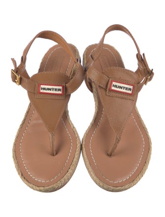 Hunter Leather Espadrilles